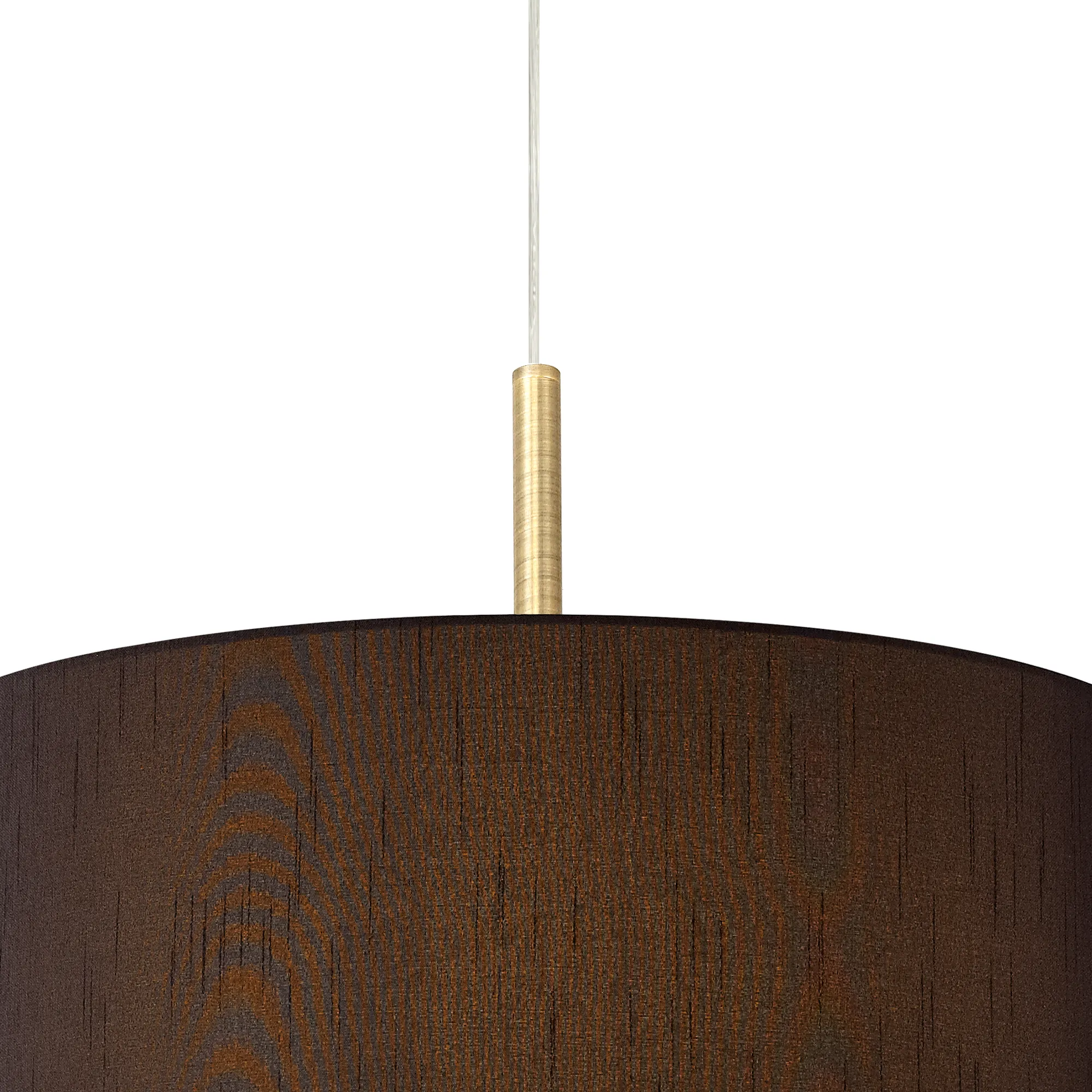 Baymont 40cm 3 Light Pendant Antique Brass, Black, Frosted Diffuser DK0401  Deco Baymont AB BL